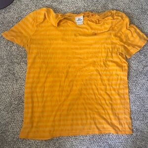 Vintage Lacoste yellow Striped T-Shirt